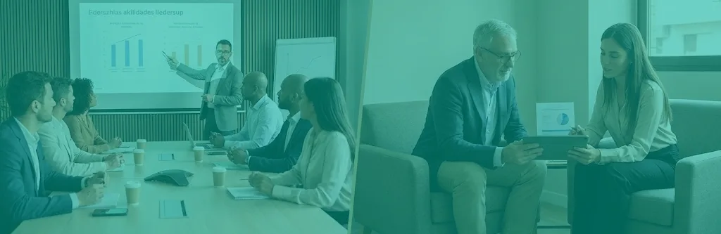 Personas capacitandose